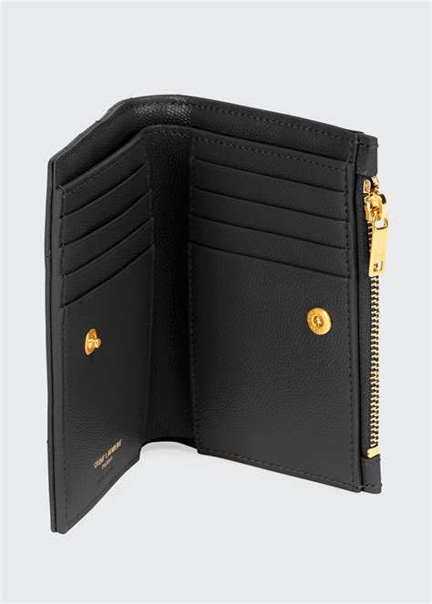 saint laurent ysl monogram|ysl monogram bifold wallet.